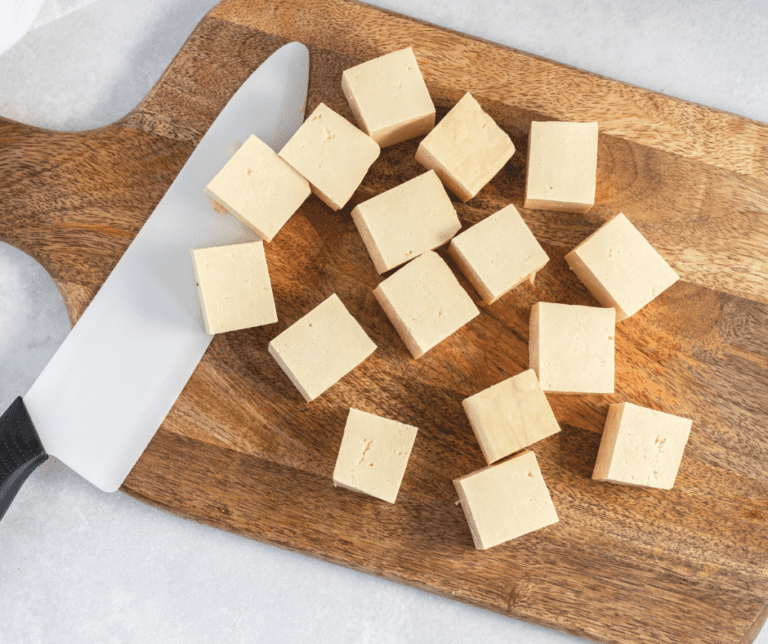 Air Fryer Curry Tofu Fork To Spoon