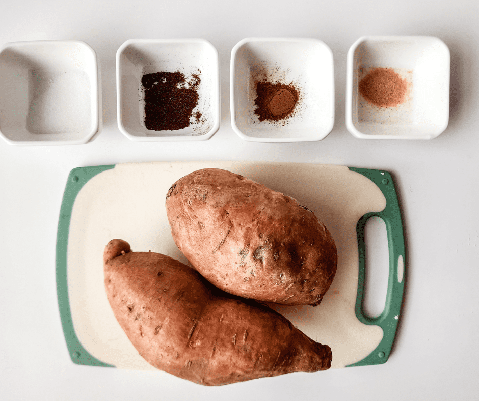 Ingredients Needed For Cinnamon Sweet Potato Fries Air Fryer
