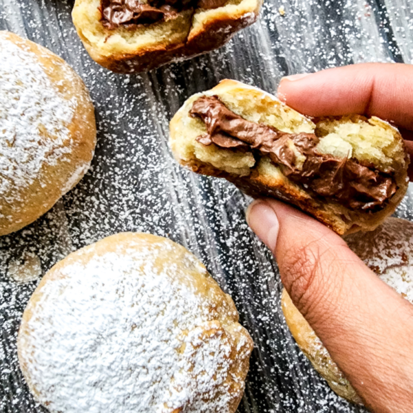 Air Fryer Nutella Bombs Fork To Spoon