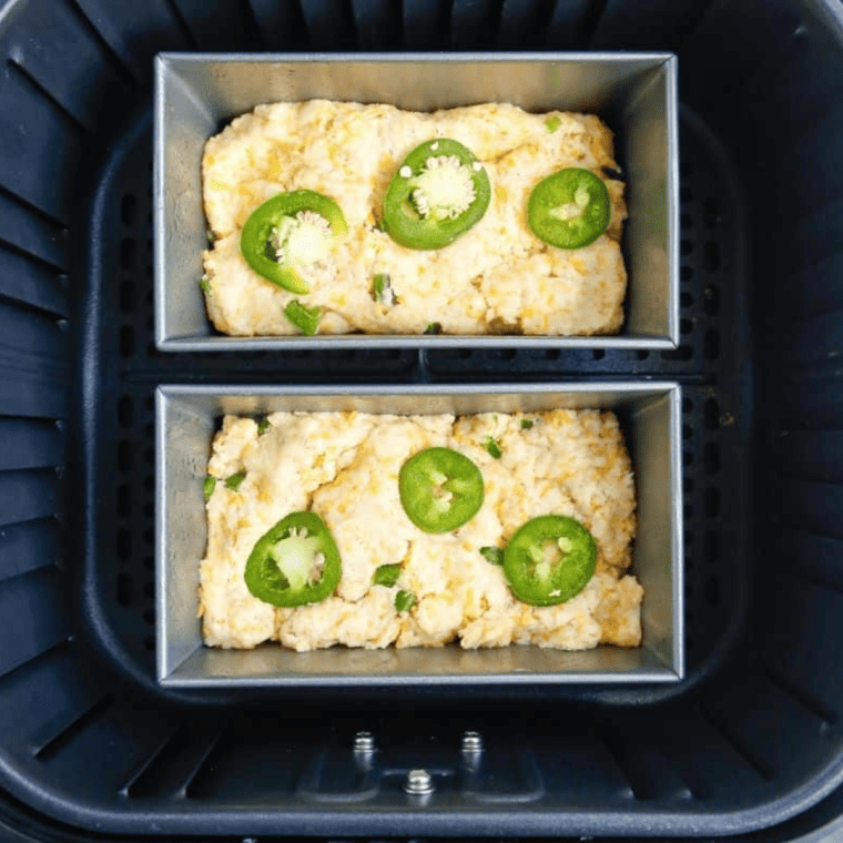 How To Make Air Fryer Jalapeno Cheddar Quick Bread