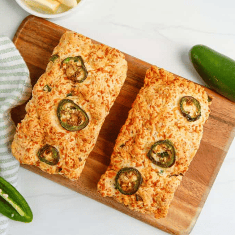 How To Make Air Fryer Jalapeno Cheddar Quick Bread