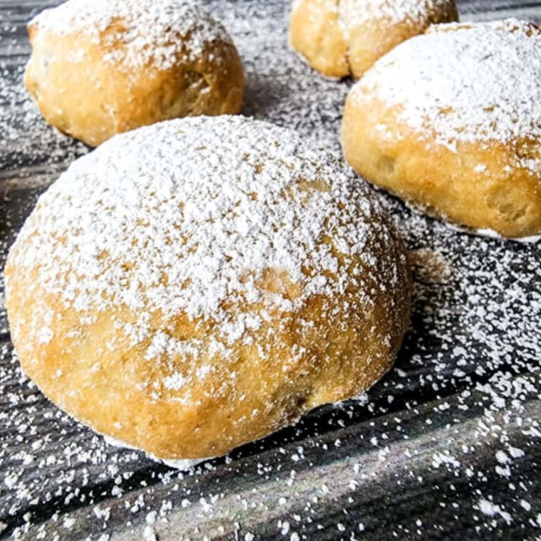 Air Fryer Nutella Bombs: Biscuit dough filled with Nutella, air fried to golden perfection.