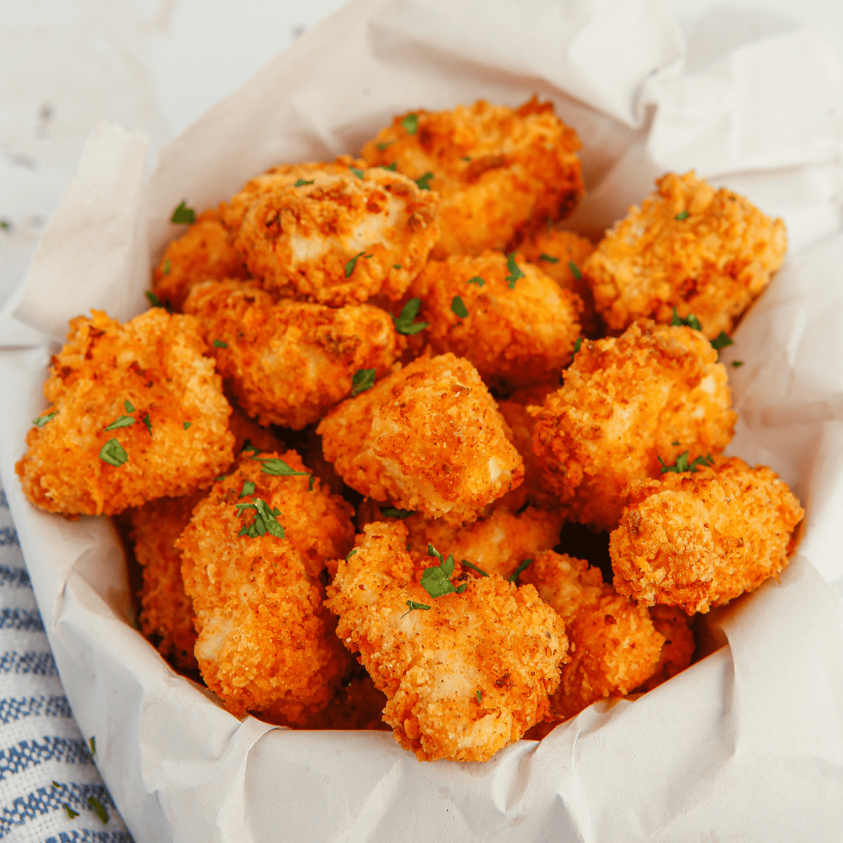 Crispy Air Fryer Popcorn Chicken Recipe - Fork To Spoon