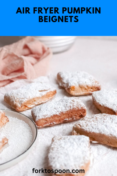 Air Fryer Pumpkin Beignets