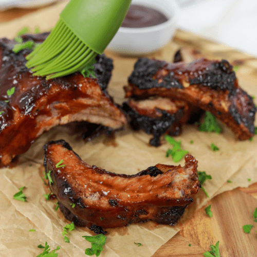 Air Fryer BBQ Ribs - Fork To Spoon