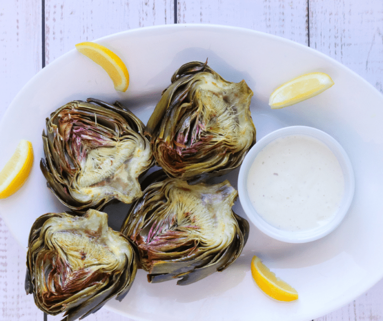 Air Fryer Roasted Artichokes Fork To Spoon