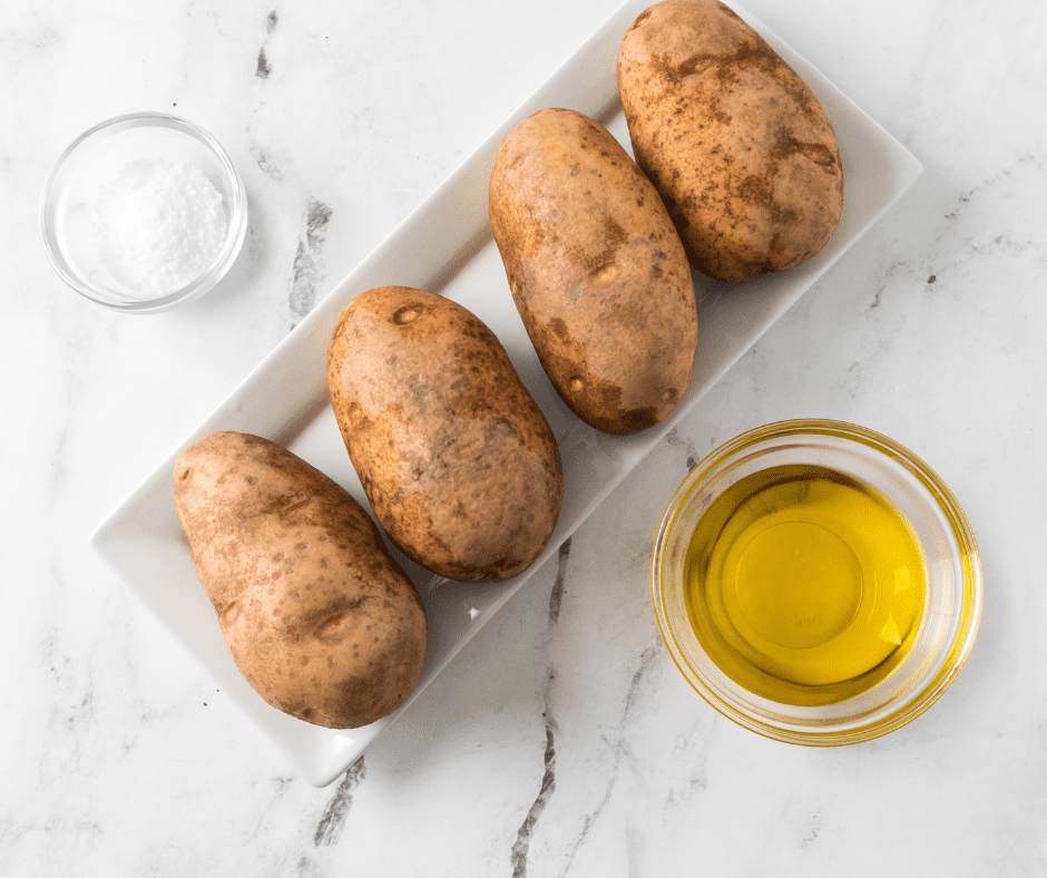 Ingredients Needed For Air Fryer Steakhouse Baked Potatoes