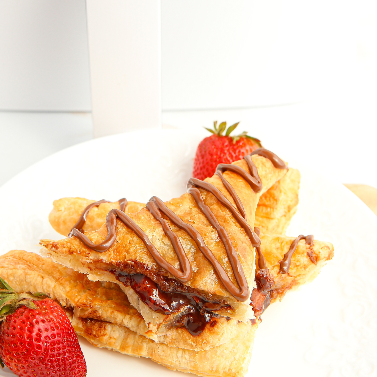 Air Fryer Strawberry Nutella Turnovers