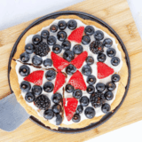 Air Fryer Sugar Fruit Pizza