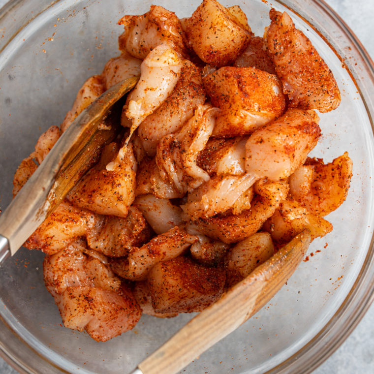 Air Fryer Sweet Chili Chicken Bites - Fork To Spoon