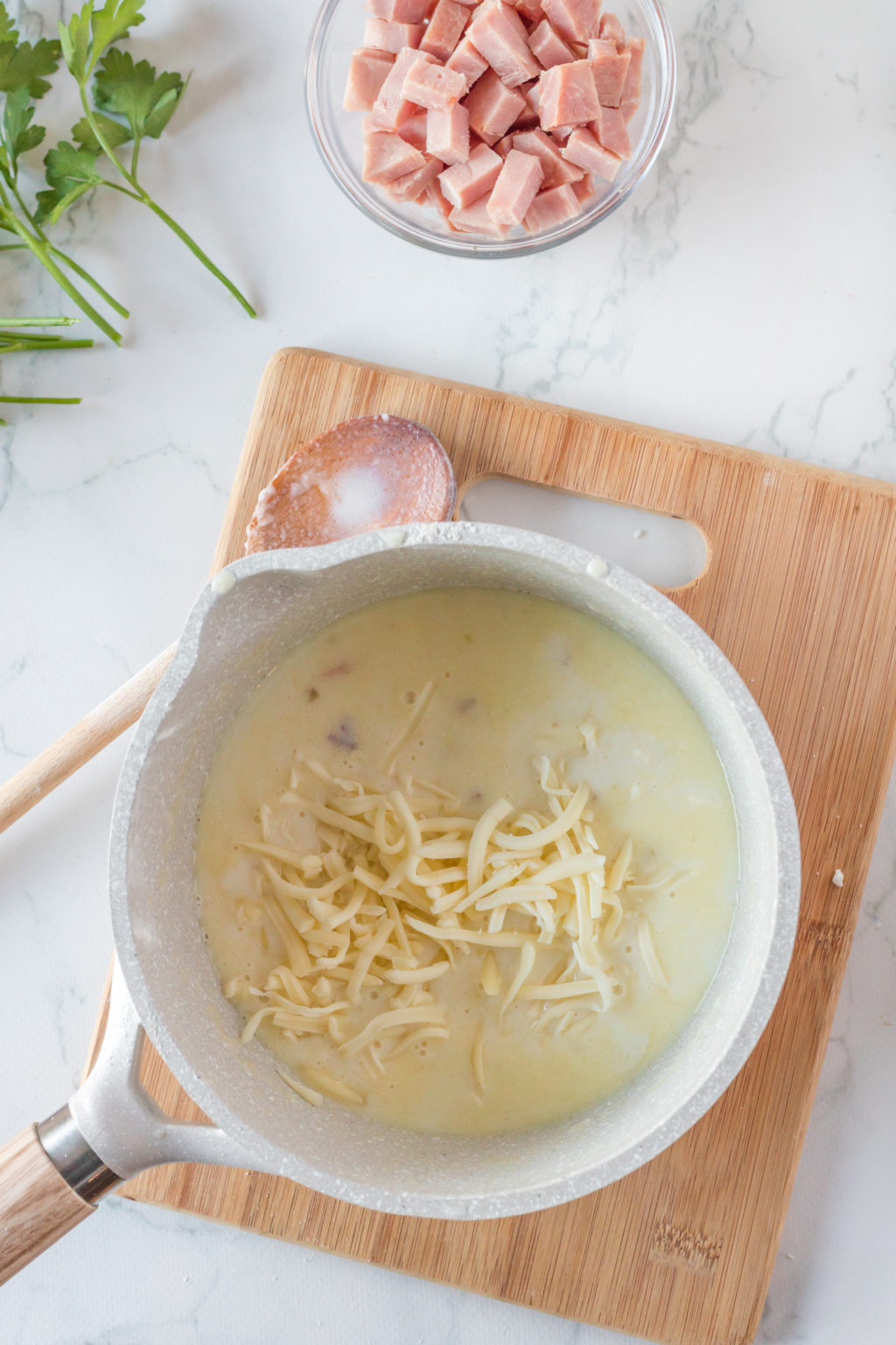 Air Fryer Cheesy Cauliflower Bake Fork To Spoon