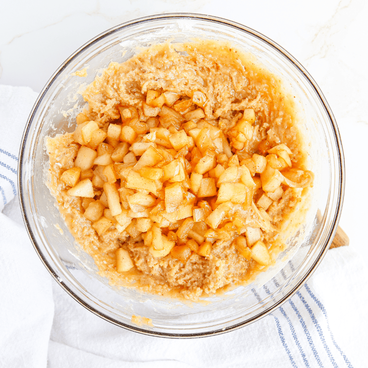 Add the Applebee’s Butter Pecan Blondies into a large mixing bowl.