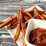 Crispy Applebee’s Copycat Sweet Potato Fries Recipe (Air Fryer or Oven)