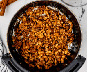 This recipe will show you how to whip up some delectable air-fried honey-roasted walnuts in a minute, thanks to your air fryer!