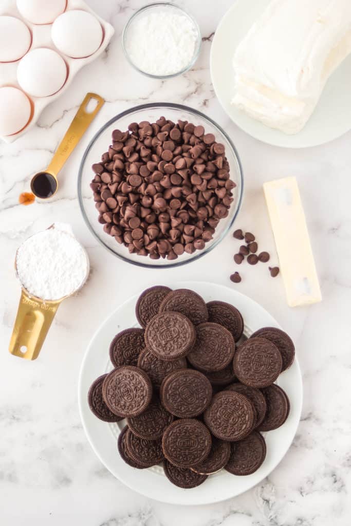 Ingredients Needed For The Best Chocolate Air Fryer Cheesecake
