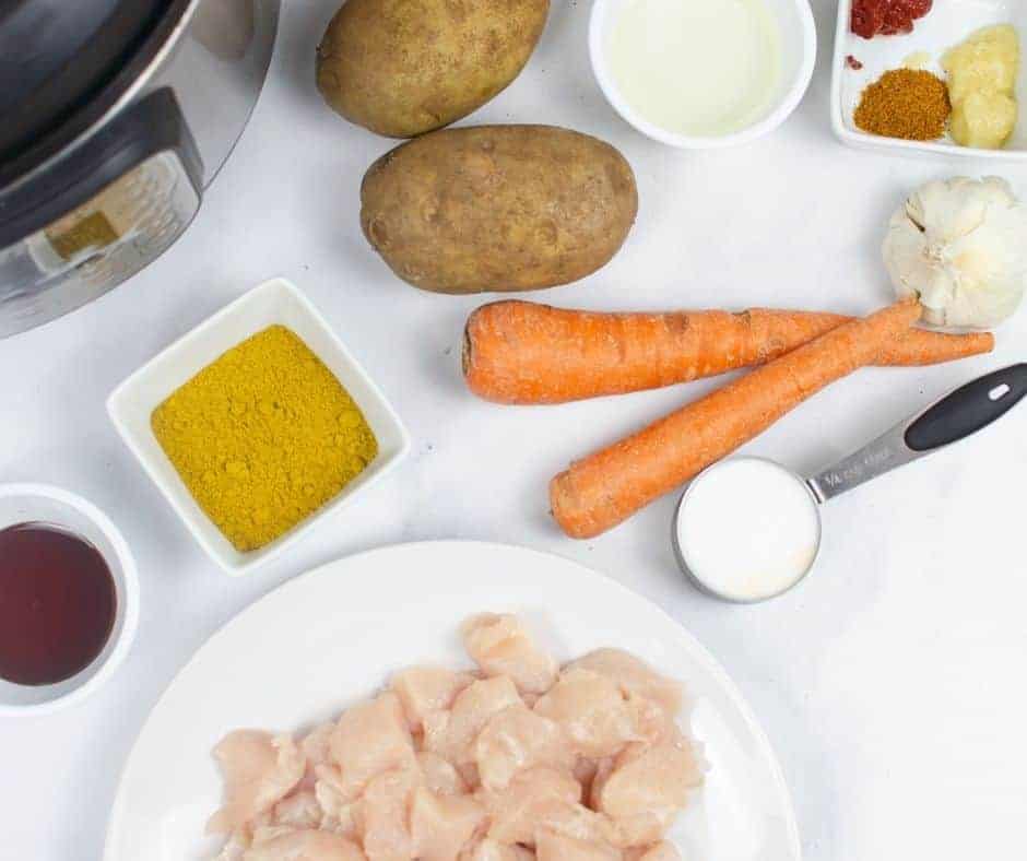 Ingredients Needed For Instant Pot Chicken Curry