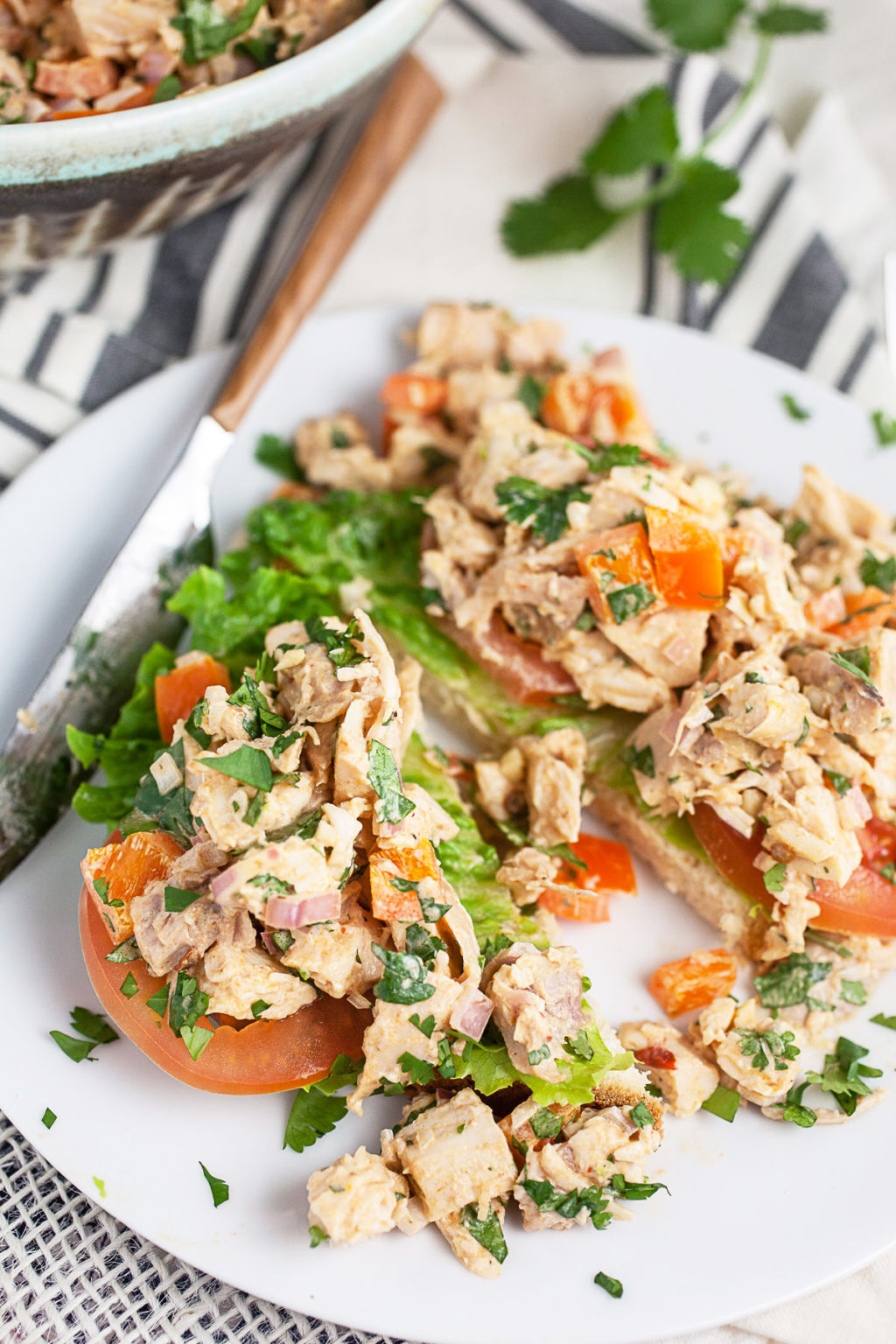 Air Fryer Southwestern Chicken Salad Fork To Spoon