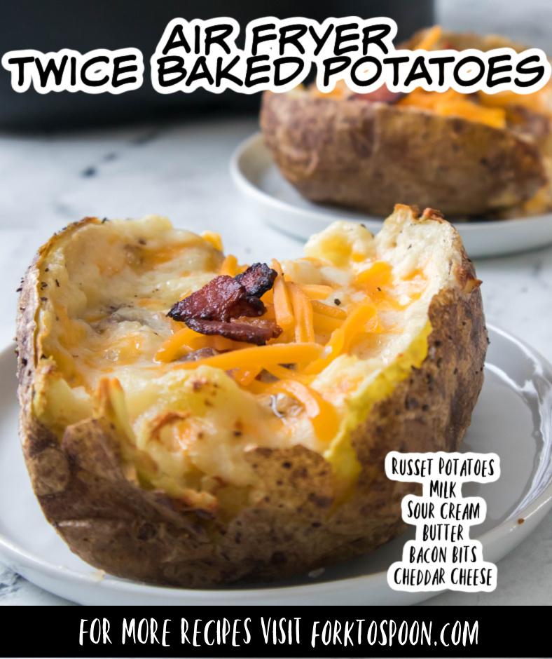Air Fryer Twice Baked Potato