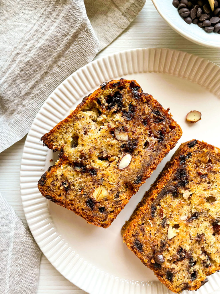 How To Make Almond Chocolate Banana Bread In Air Fryer