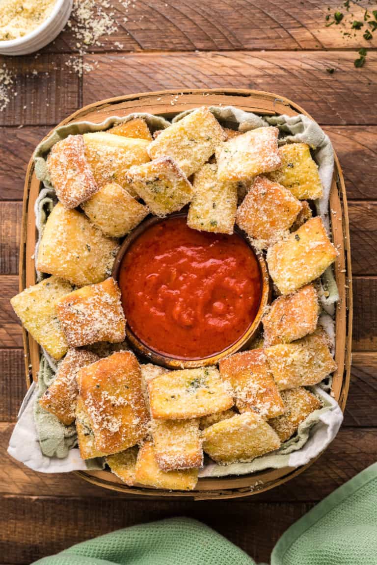 Air Fryer Pizza Dough Nuggets Fork To Spoon
