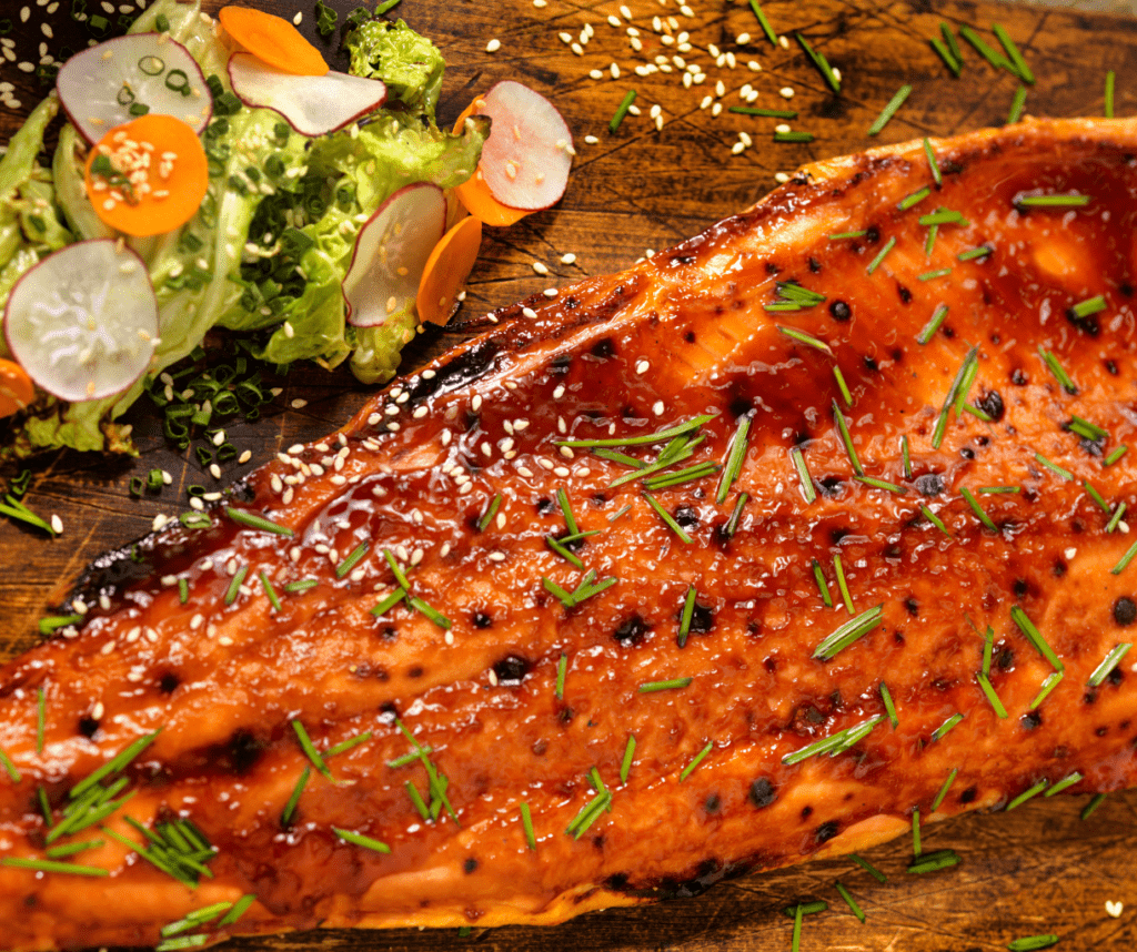 How To Cook BBQ Salmon In Air Fryer