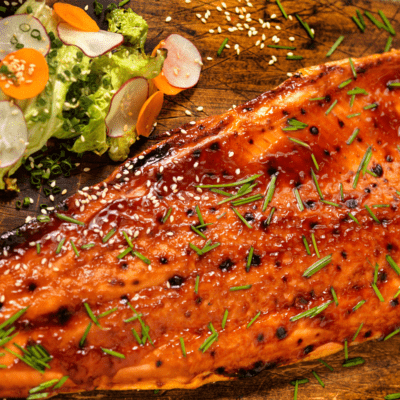 Air Fryer BBQ Salmon
