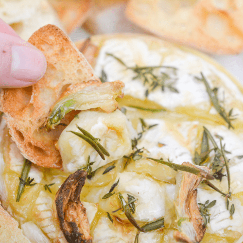 Air Fryer Camembert Fork To Spoon