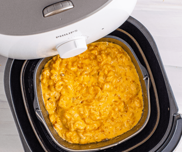 Air Fryer Cracker Barrel Macaroni And Cheese Fork To Spoon