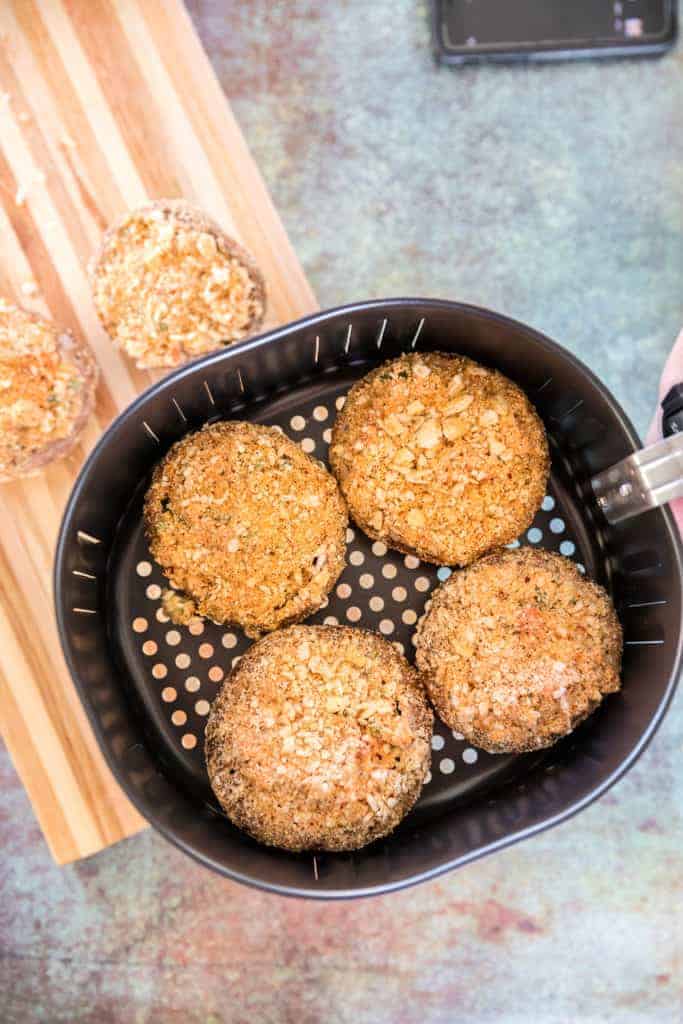 How To Cook Air Fryer Stuffed Portobello Mushrooms