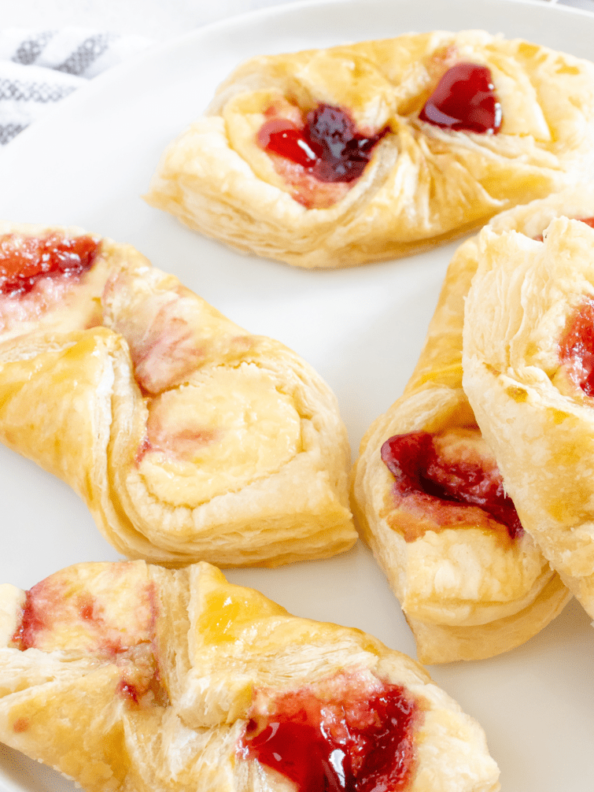 Air Fryer Frozen Fruit Puff Pastries Turnovers Fork To Spoon 3483