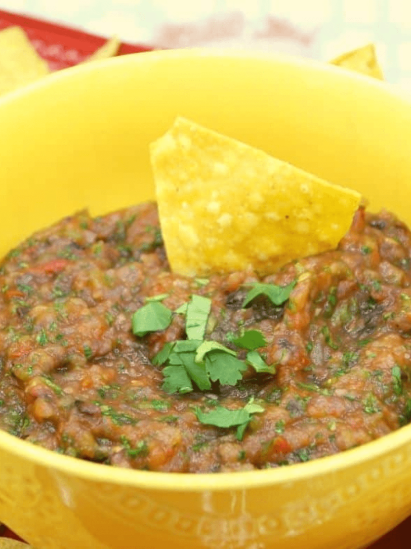Air Fryer Tomatillo Salsa Verde Fork To Spoon