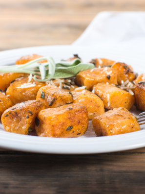 Air Fryer Sweet Potatoes With Sage Brown Butter
