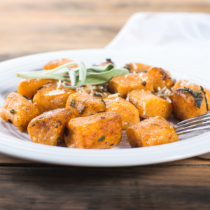 Air Fryer Sweet Potatoes With Sage Brown Butter