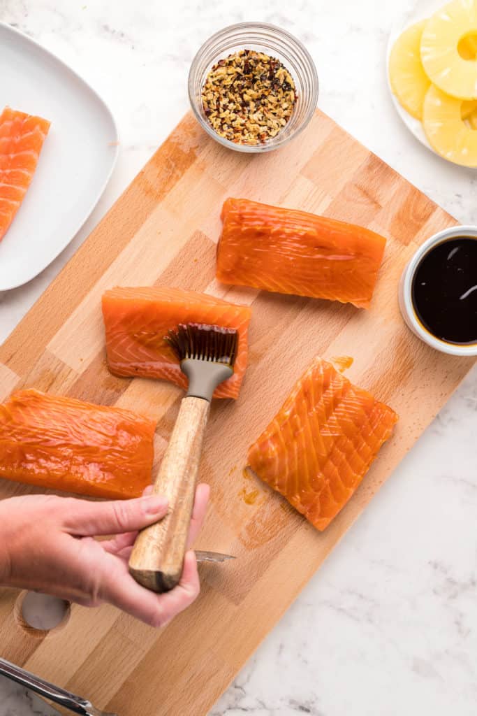 How To Cook BBQ Salmon In Air Fryer