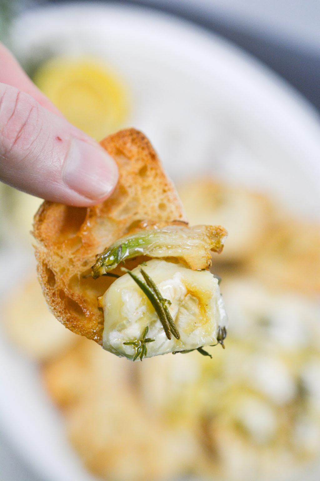 Air Fryer Camembert Fork To Spoon