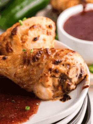 Easy Air Fryer Honey Mustard Chicken Legs