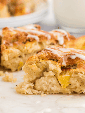 These Easy Air Fryer Peach Scones are soft, flaky, and packed with juicy peach flavor. Ready in minutes, they make a perfect breakfast, brunch, or sweet snack any time of day.