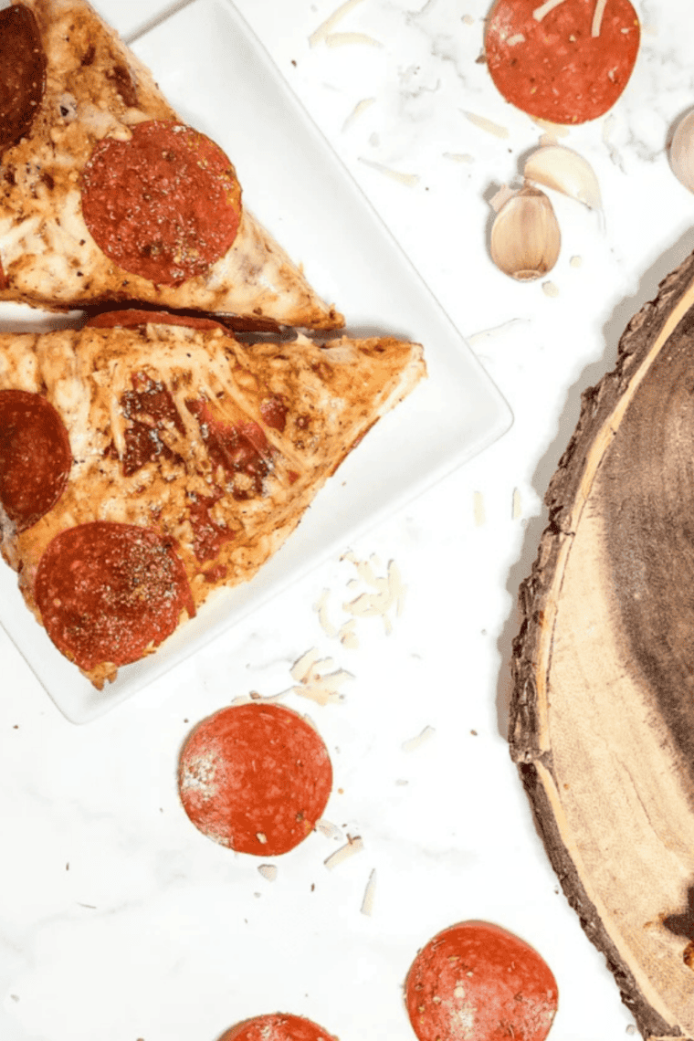 Bowl of homemade Little Caesar&rsquo;s-style pizza sauce, smooth and ready to spread.