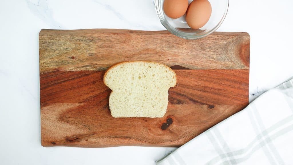 Air Fryer Egg In A Hole Toast - The Foodie Affair