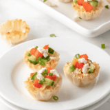 Greek Hummus Phyllo Bites