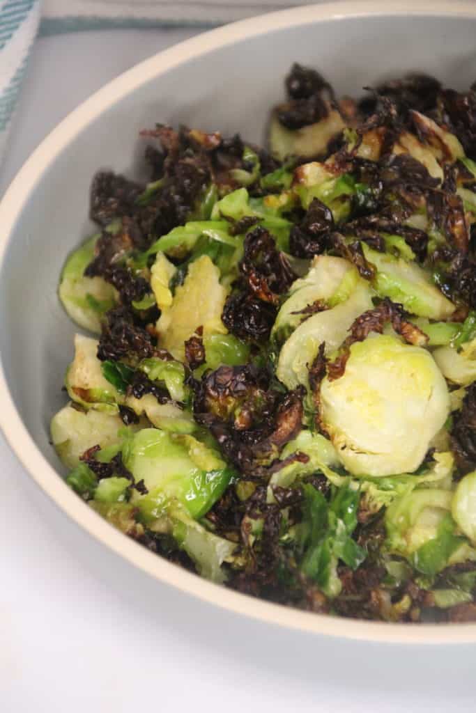 Air Fryer Shredded Brussels Sprouts