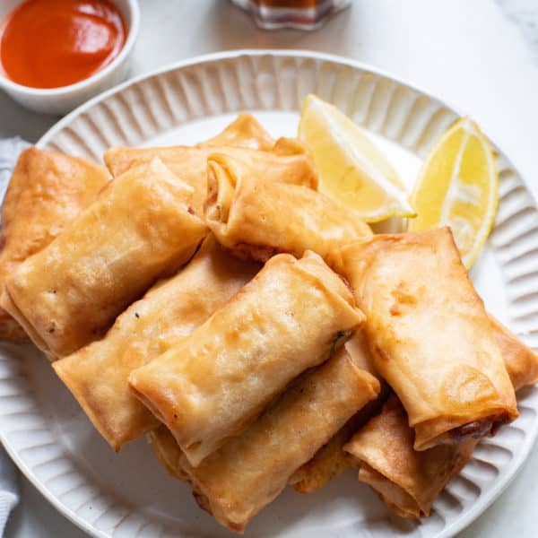 Air Fryer Chicken Egg Rolls Fork To Spoon