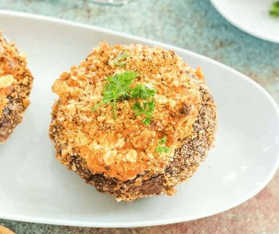 How To Cook Air Fryer Stuffed Portobello Mushrooms