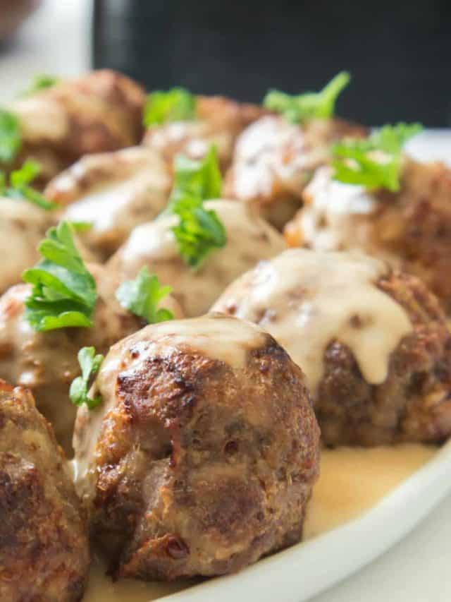 Ikea Frozen Meatballs Air Fryer Fork To Spoon