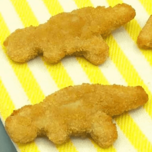 Tyson Fun Nuggets In Air Fryer (Dino Nuggets) Fork To Spoon