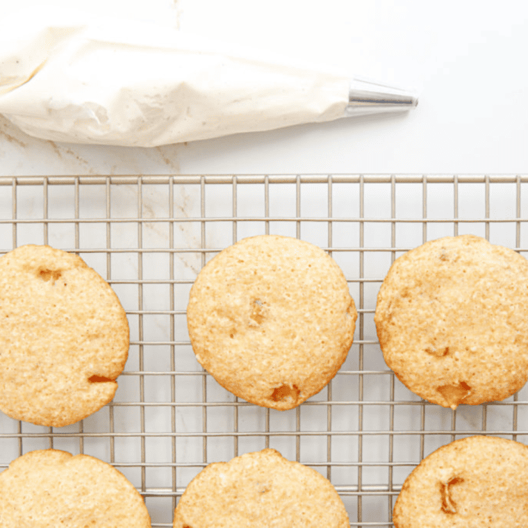 Making Apple Cinnamon Whoopie Pies in the air fryer is a breeze. Here's how to do it: