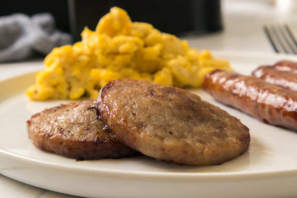 frozen sausage cooked in air fryer