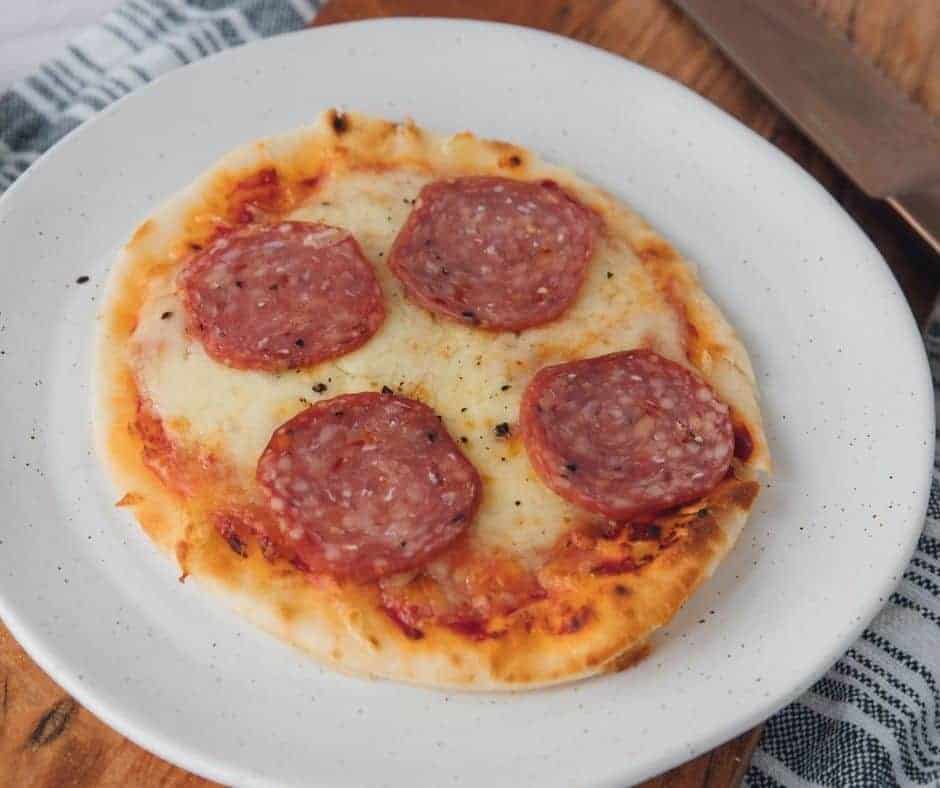 Air Fryer Copycat Panera Pepperoni Flatbread