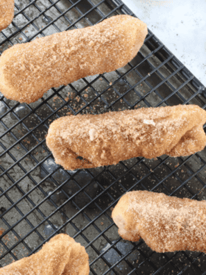Air Fryer Nutella Stuffed Churros