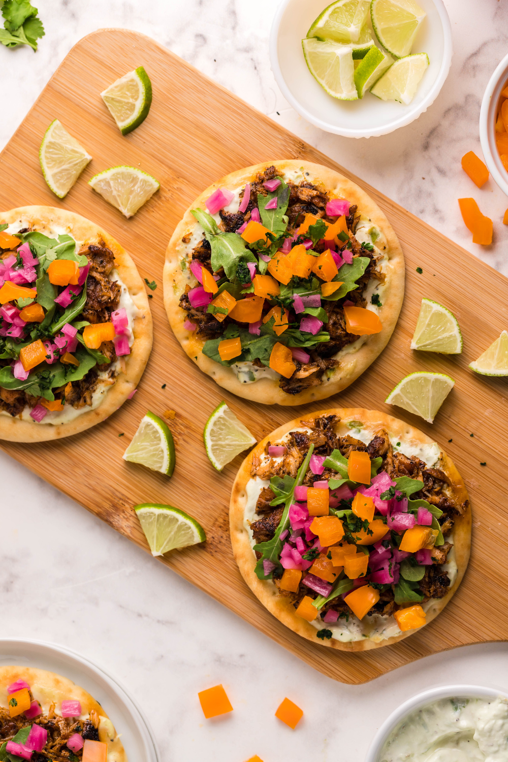 Air Fryer Salmon Flatbread